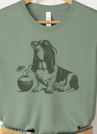 Basset Hound Vacation T-Shirt