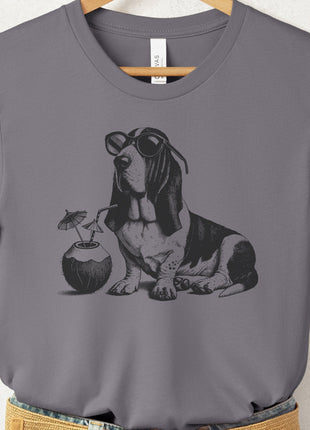 Basset Hound Vacation T-Shirt