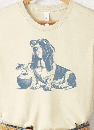 Basset Hound Vacation T-Shirt