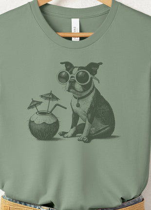 Boston Terrier Vacation T-Shirt