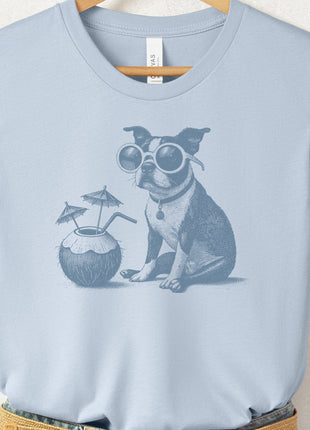 Boston Terrier Vacation T-Shirt