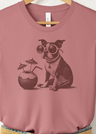 Boston Terrier Vacation T-Shirt