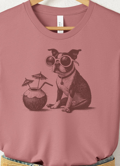 Boston Terrier Vacation T-Shirt