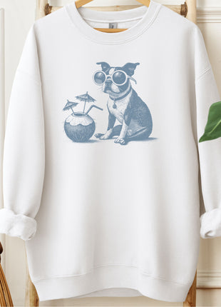 Boston Terrier Vacation Sweatshirt
