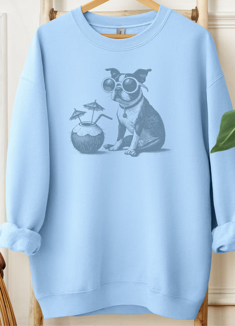 Boston Terrier Vacation Sweatshirt