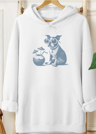 Boston Terrier Vacation Hoodie