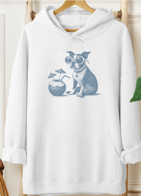 Boston Terrier Vacation Hoodie