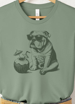 English Bulldog Vacation T-Shirt