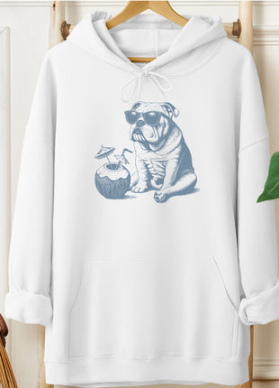 English Bulldog Vacation Hoodie