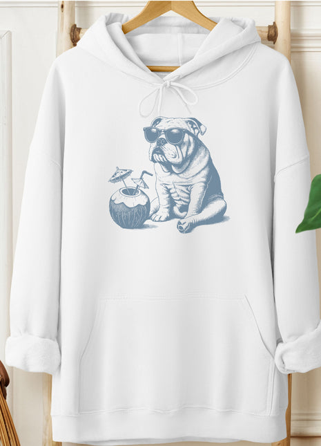 English Bulldog Vacation Hoodie