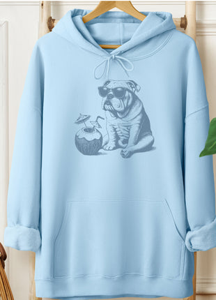 English Bulldog Vacation Hoodie