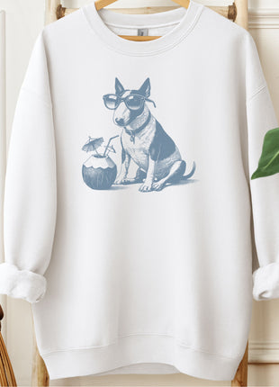 English Bull Terrier Vacation Sweatshirt