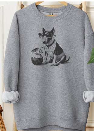 English Bull Terrier Vacation Sweatshirt
