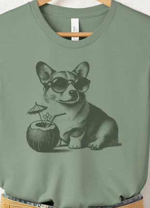 Corgi Vacation T-Shirt