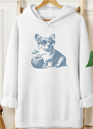 Corgi Vacation Hoodie
