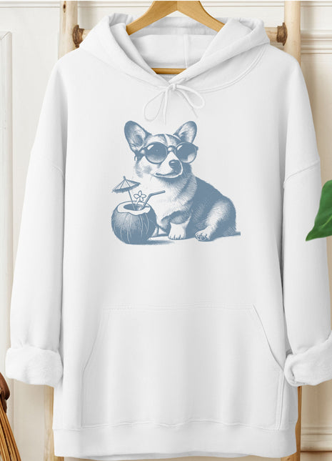 Corgi Vacation Hoodie