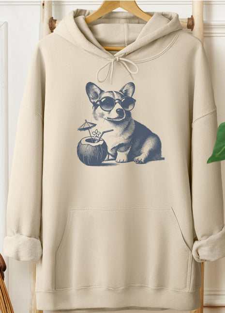 Corgi Vacation Hoodie