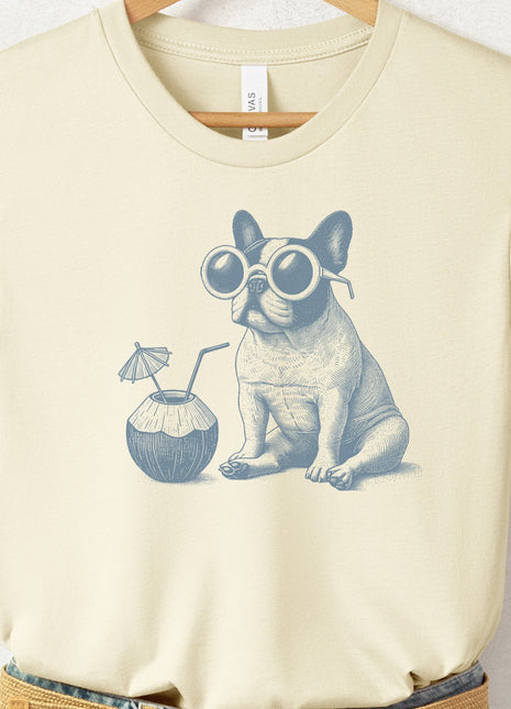French Bulldog Frenchie Vacation T-Shirt