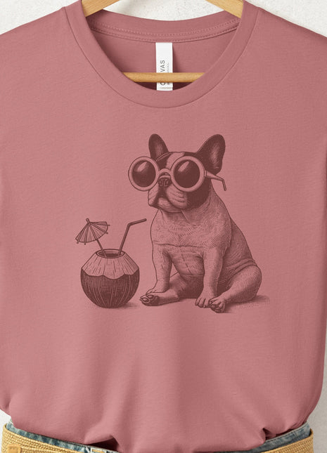 French Bulldog Frenchie Vacation T-Shirt