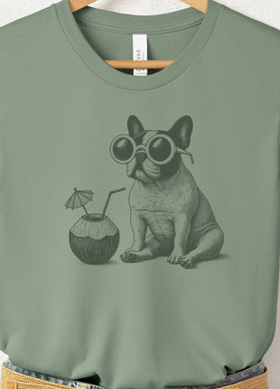 French Bulldog Frenchie Vacation T-Shirt