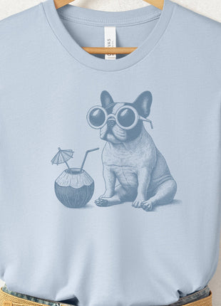 French Bulldog Frenchie Vacation T-Shirt