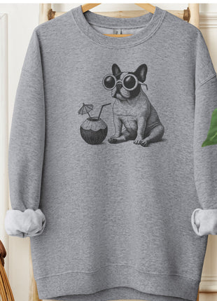 French Bulldog Frenchie Vacation Sweatshirt