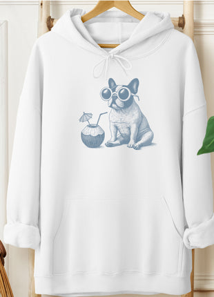 French Bulldog Frenchie Vacation Hoodie