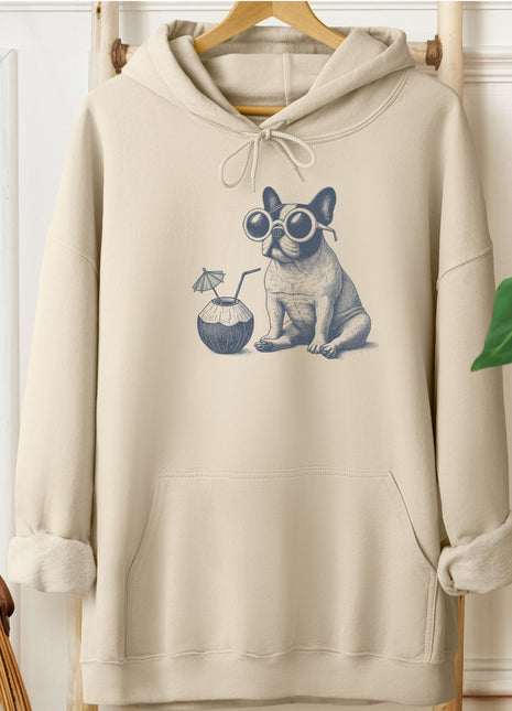 French Bulldog Frenchie Vacation Hoodie