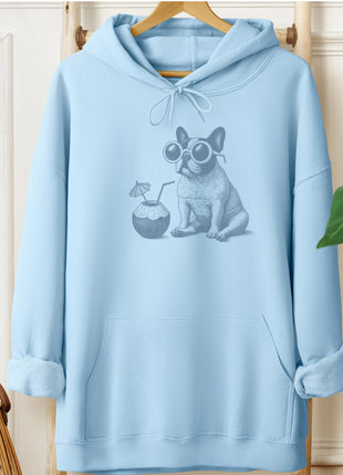 French Bulldog Frenchie Vacation Hoodie