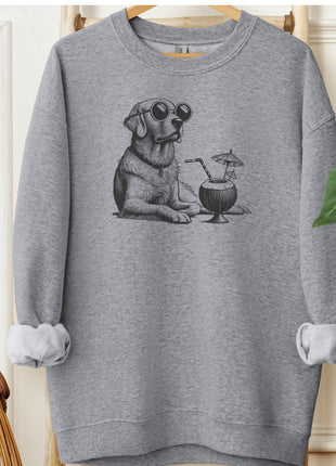 Golden Retriever Vacation Sweatshirt