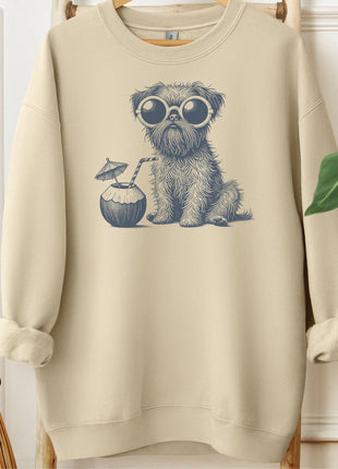 Brussels Griffon Griff Vacation Sweatshirt