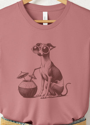 Italian Greyhound Whippet Vacation T-Shirt