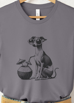 Italian Greyhound Whippet Vacation T-Shirt