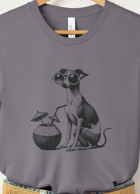 Italian Greyhound Whippet Vacation T-Shirt