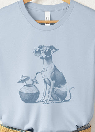 Italian Greyhound Whippet Vacation T-Shirt