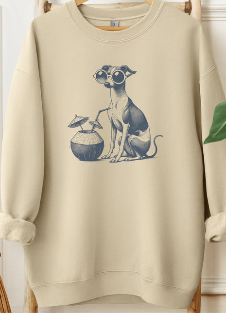 Italian Greyhound Whippet Iggy Vacation Sweatshirt