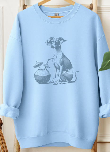 Italian Greyhound Whippet Iggy Vacation Sweatshirt