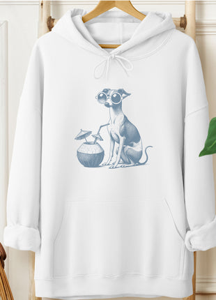 Italian Greyhound Whippet Vacation Hoodie