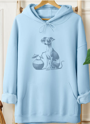 Italian Greyhound Whippet Vacation Hoodie