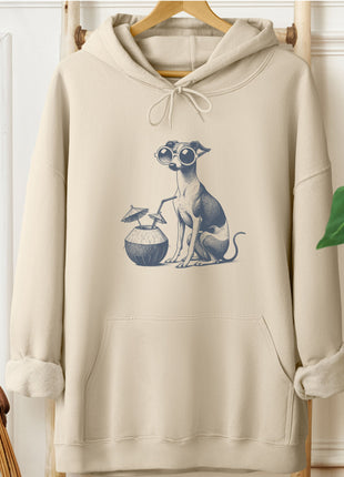 Italian Greyhound Whippet Vacation Hoodie