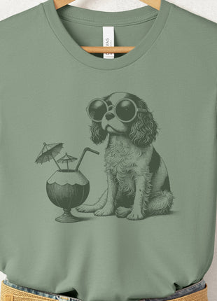 Cavalier King Charles Spaniel Vacation T-Shirt