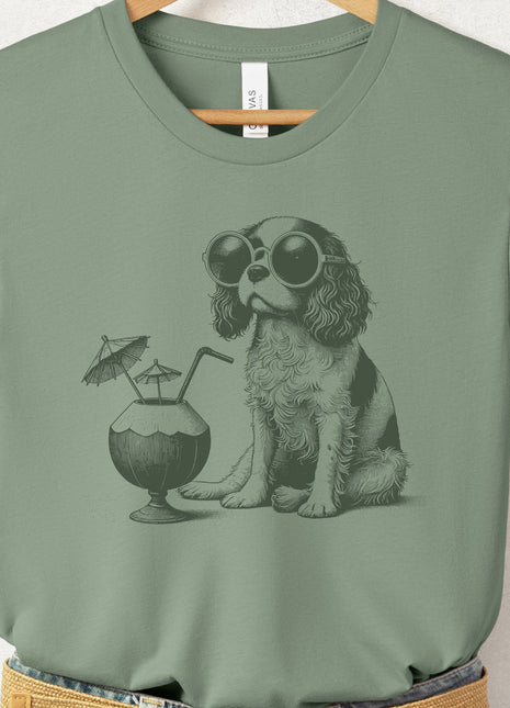 Cavalier King Charles Spaniel Vacation T-Shirt