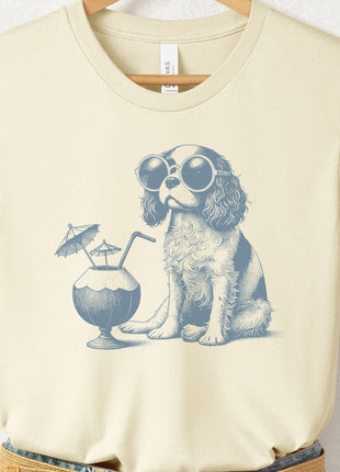 Cavalier King Charles Spaniel Vacation T-Shirt