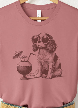 Cavalier King Charles Spaniel Vacation T-Shirt
