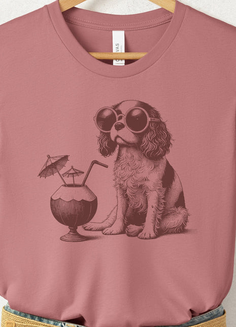 Cavalier King Charles Spaniel Vacation T-Shirt