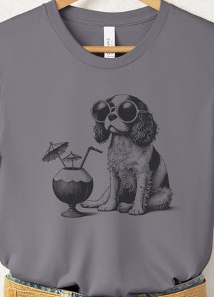 Cavalier King Charles Spaniel Vacation T-Shirt