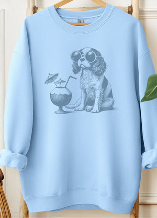 Cavalier King Charles Spaniel Vacation Sweatshirt