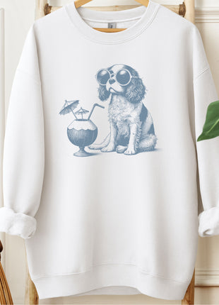 Cavalier King Charles Spaniel Vacation Sweatshirt