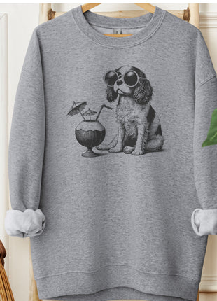 Cavalier King Charles Spaniel Vacation Sweatshirt