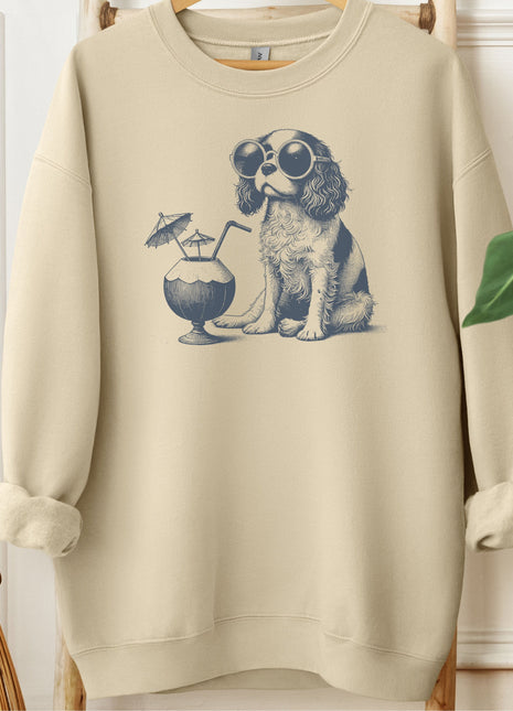 Cavalier King Charles Spaniel Vacation Sweatshirt